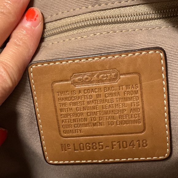 Coach Monogram Shoulder Bag - Picture 6 of 10